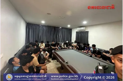 柬埔寨波贝市两处场所正准备布置成电诈窝点 警方控制139人 多数来自印尼
