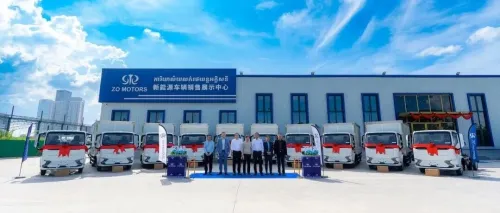 大象汽车（ZO MOTORS）向柬埔寨 HLH Express 等企业交付了 20 台 GVW 8 吨级纯电动货车，助力当地绿色物流转型